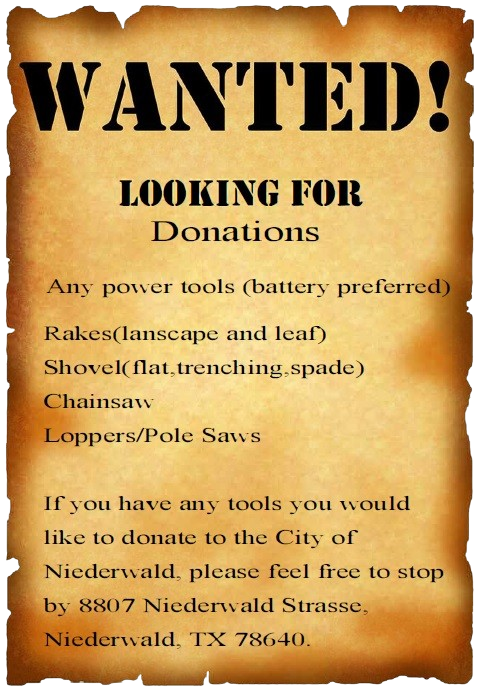 WANTED FLYER